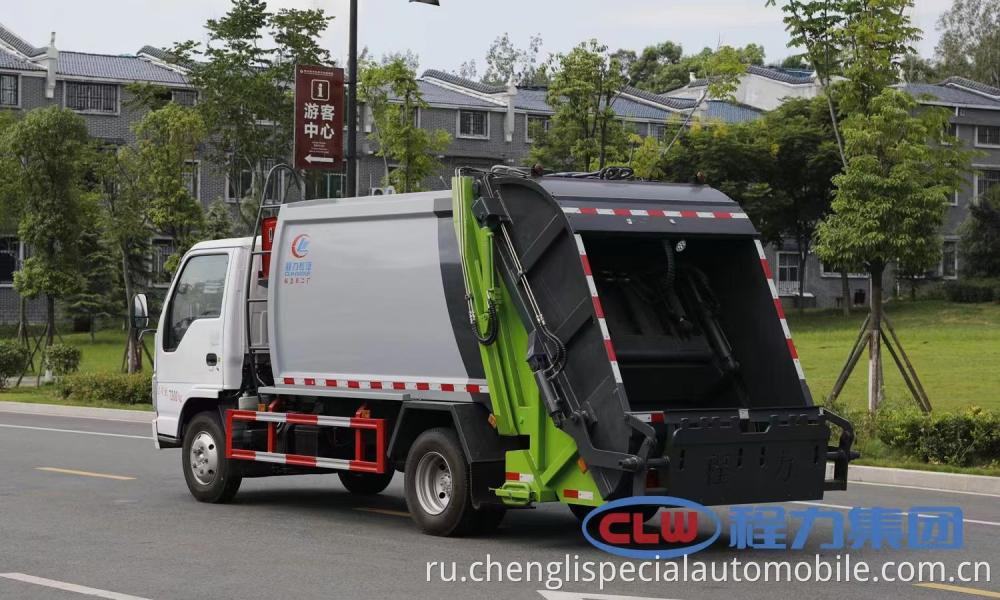 Isuzu 100p Garbage Compactor Truck 3 Jpg